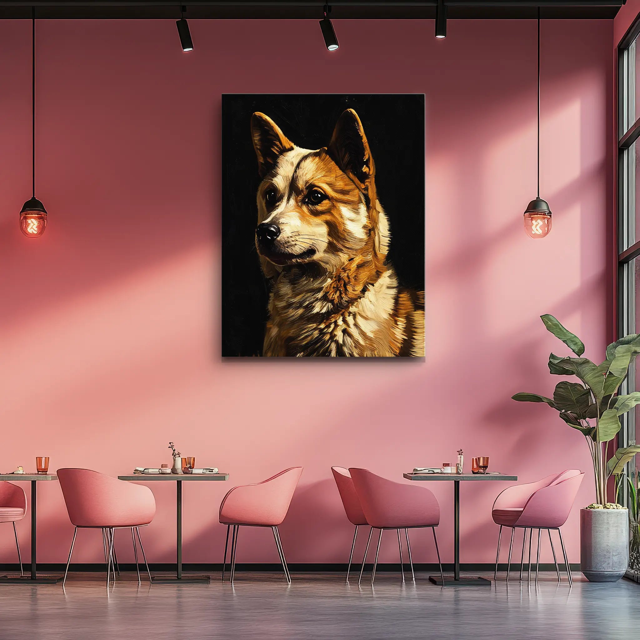 Majestic Corgi Profile Giclée Print 456038 Visual Wall Art AR3:4V-AR4:5V Giclée Print