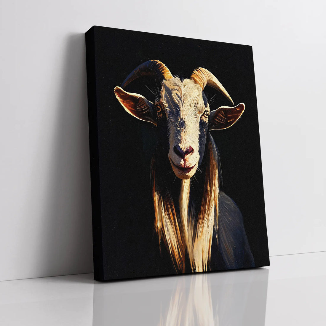 Majestic Horned Goat Giclée Print 456039 Visual Wall Art AR3:4V-AR4:5V Giclée Print