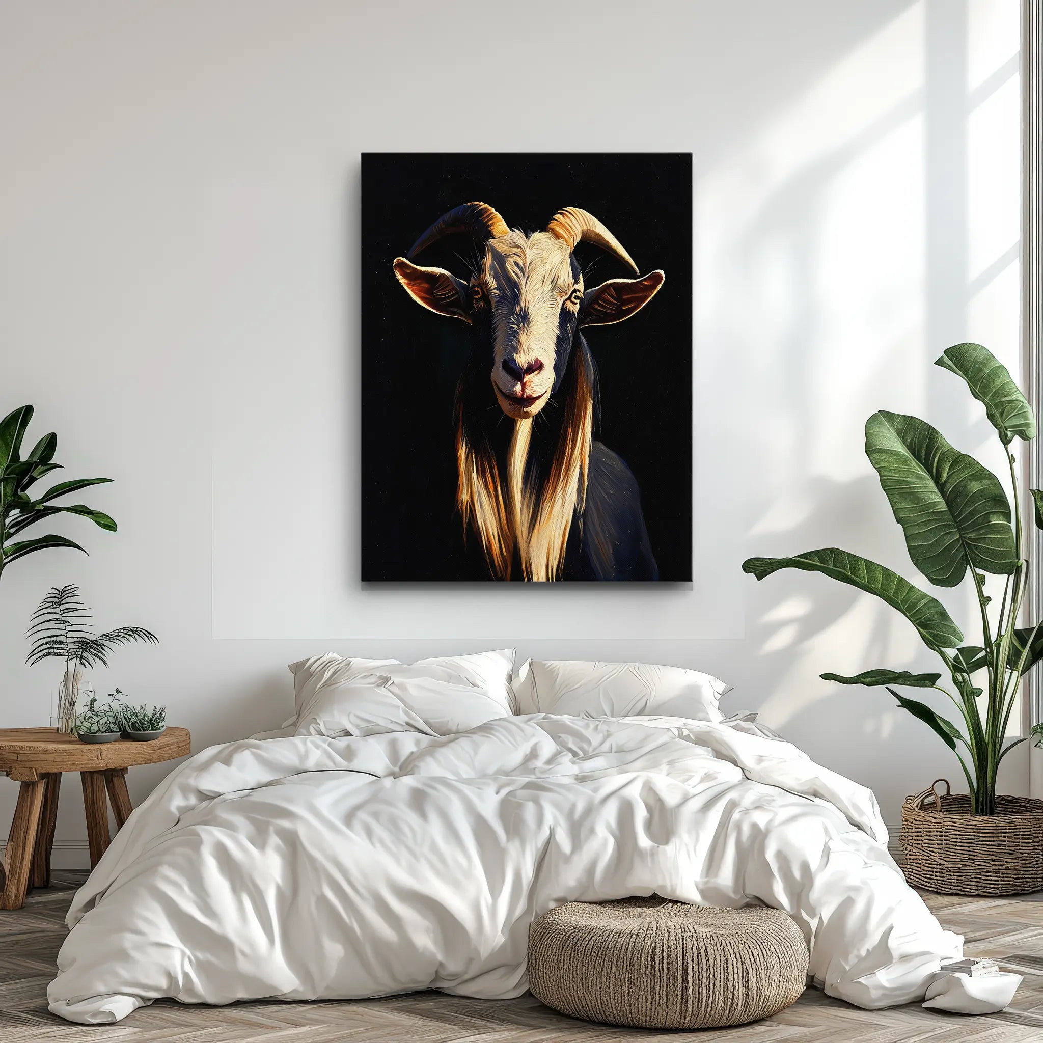 Majestic Horned Goat Giclée Print 456039 Visual Wall Art AR3:4V-AR4:5V Giclée Print