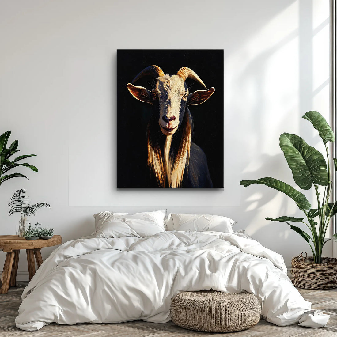 Majestic Horned Goat Giclée Print 456039 Visual Wall Art AR3:4V-AR4:5V Giclée Print
