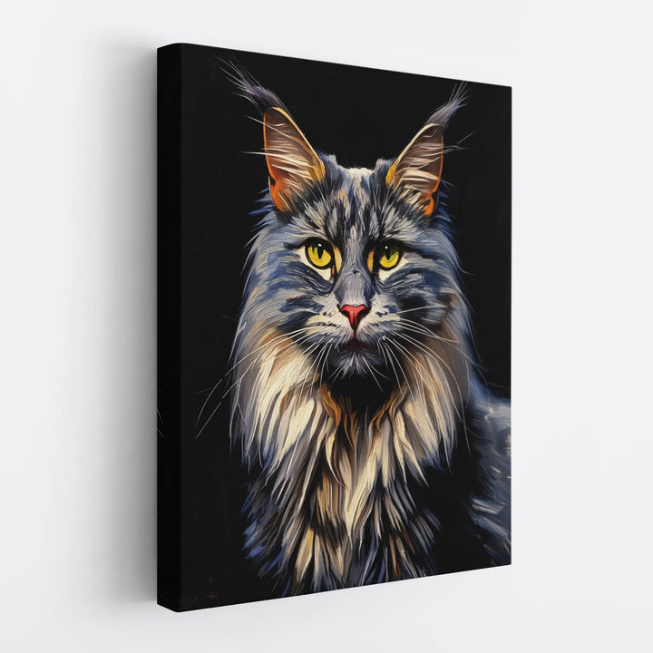 Majestic Maine Coon Cat Giclée Print 456040 Visual Wall Art AR3:4V-AR4:5V Giclée Print
