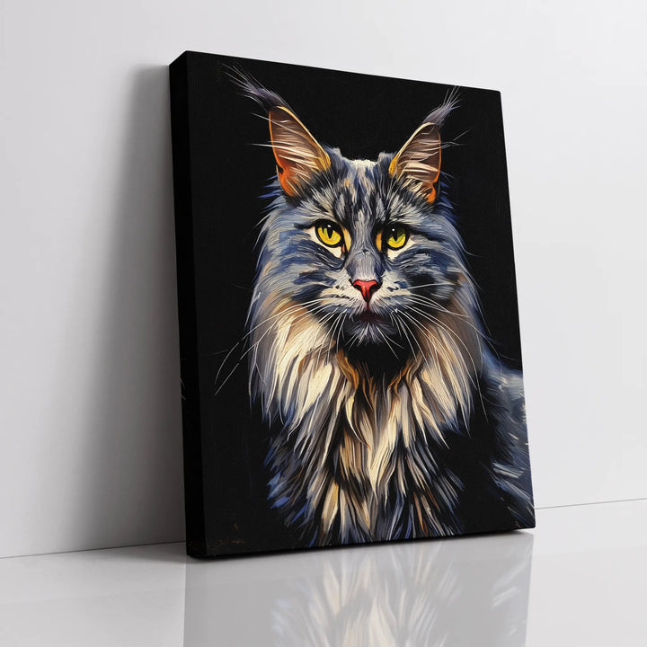 Majestic Maine Coon Cat Giclée Print 456040 Visual Wall Art AR3:4V-AR4:5V Giclée Print