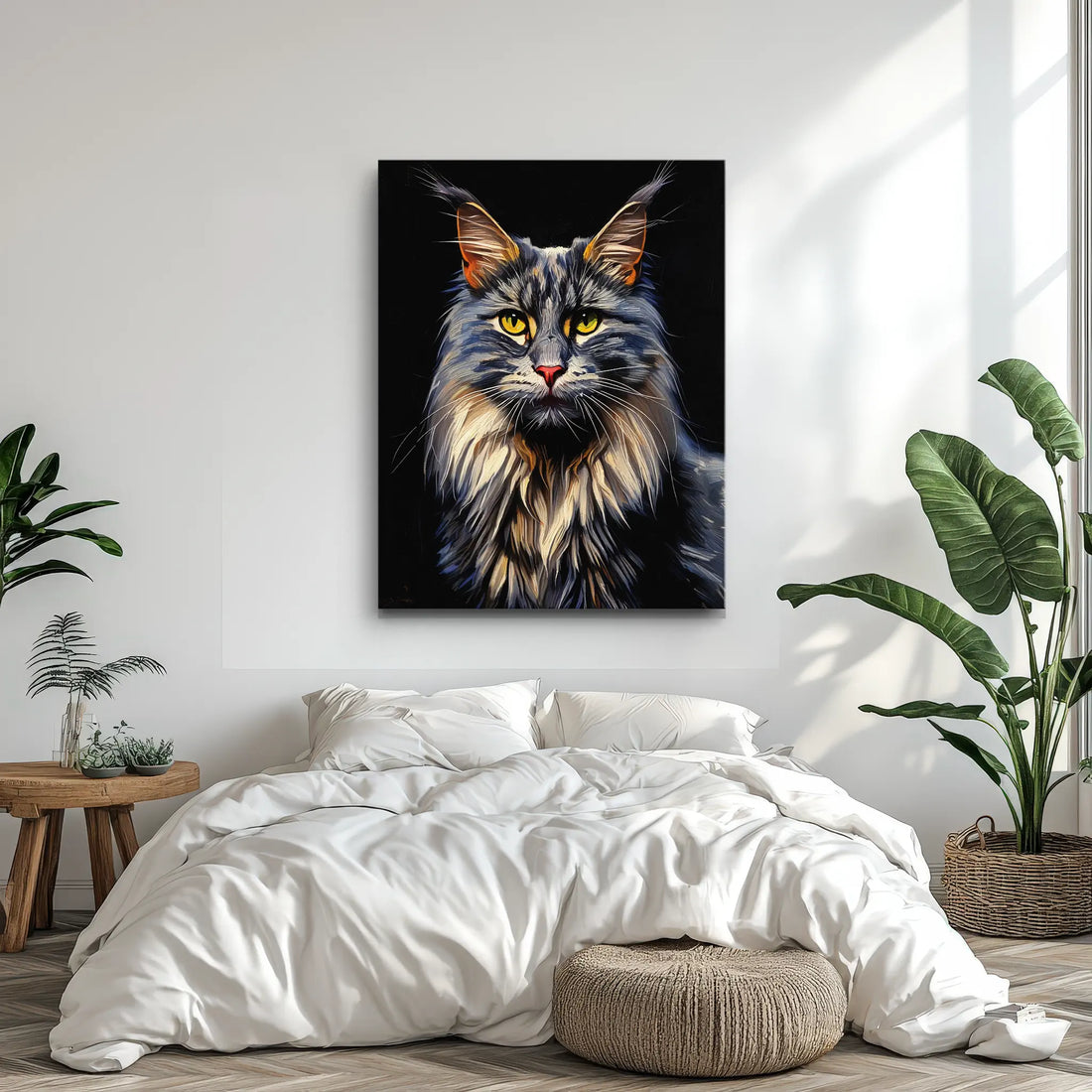 Majestic Maine Coon Cat Giclée Print 456040 Visual Wall Art AR3:4V-AR4:5V Giclée Print