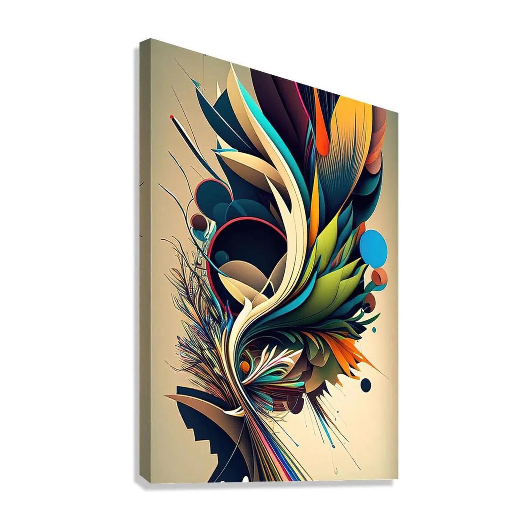 Making Choices, Abstract Art Print 23625 Giclée Stretched Canvas Print Visual Wall Art
