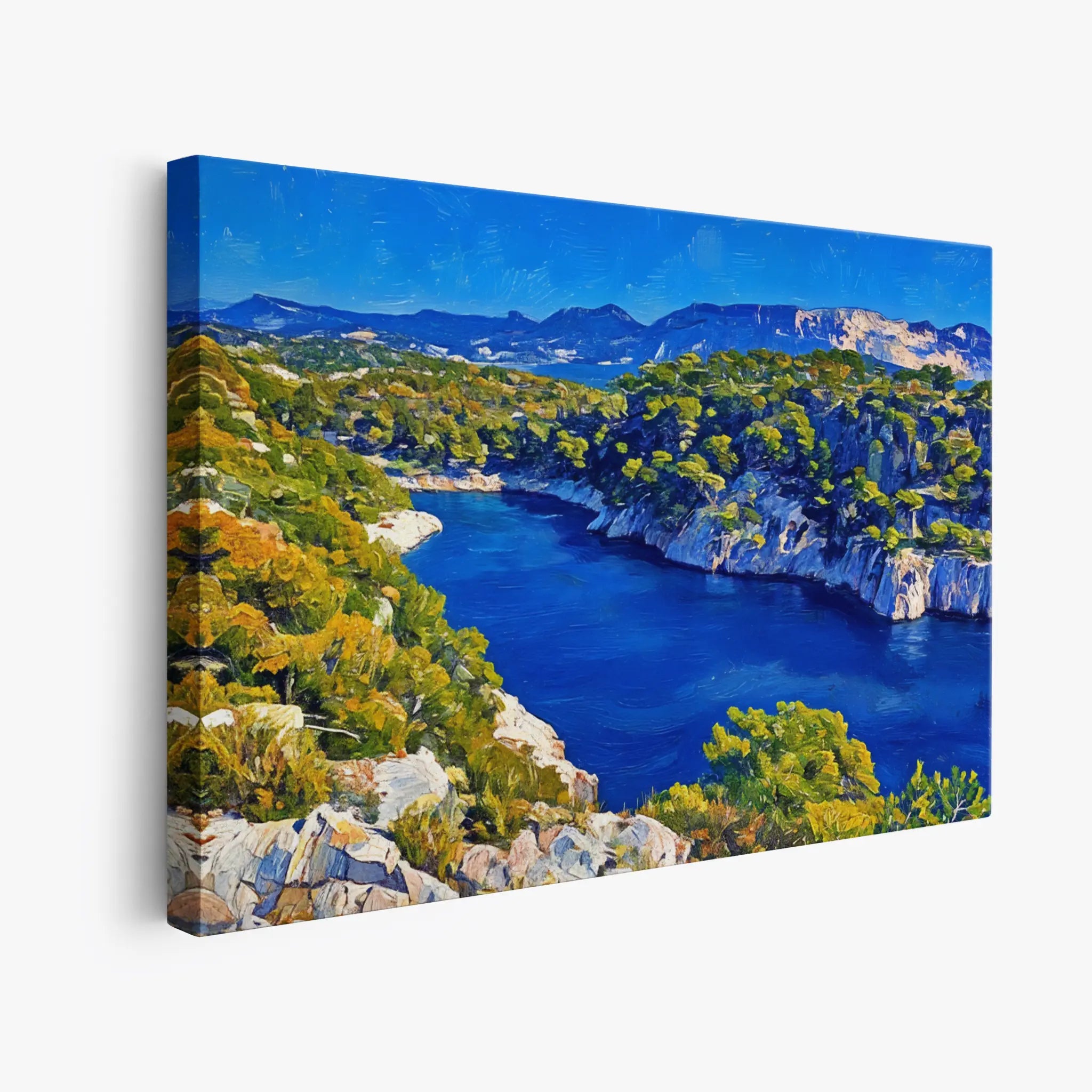 Mediterranean Cove Landscape Giclée Print 323029 Visual Wall Art AR3:2H Giclée Print