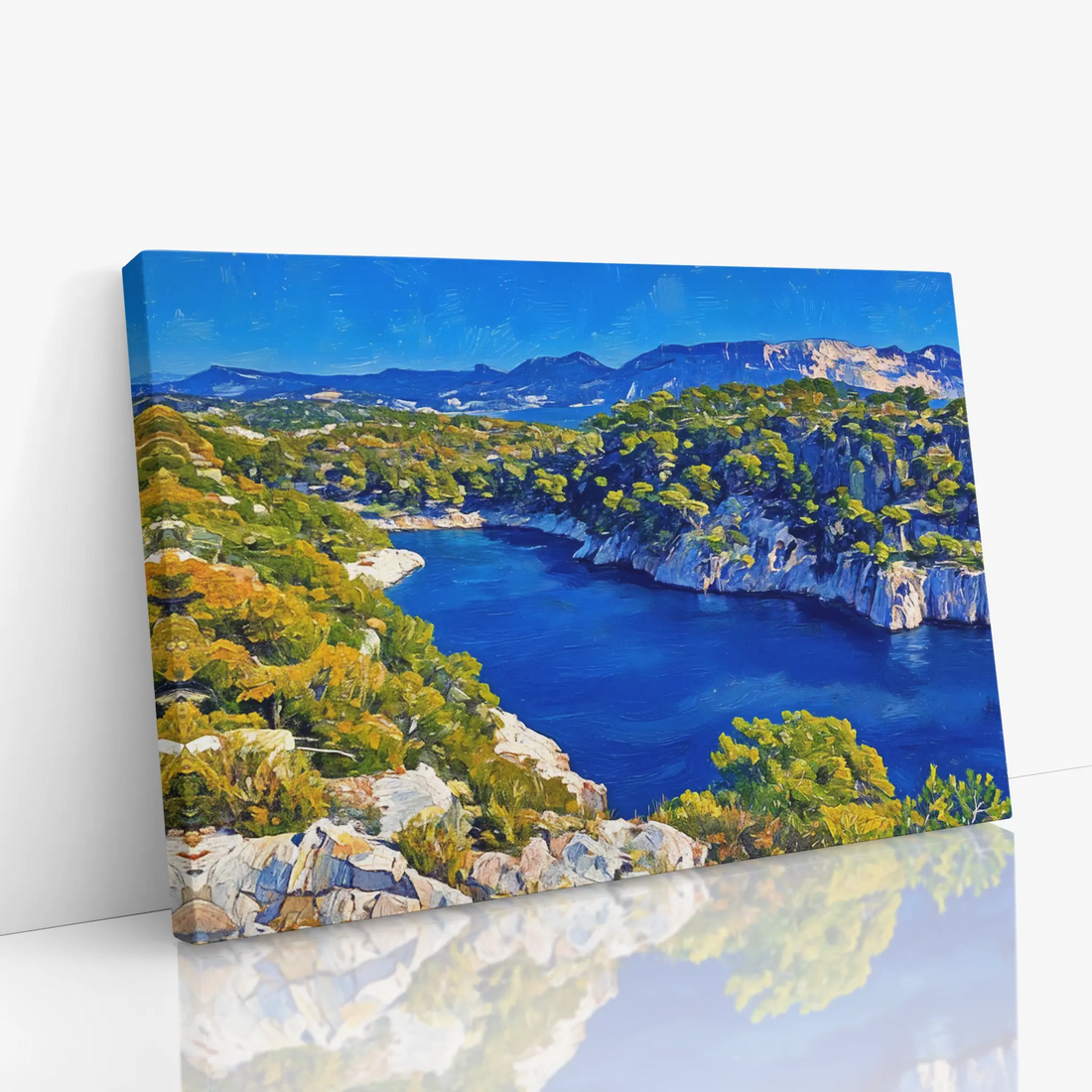 Mediterranean Cove Landscape Giclée Print 323029 Visual Wall Art AR3:2H Giclée Print