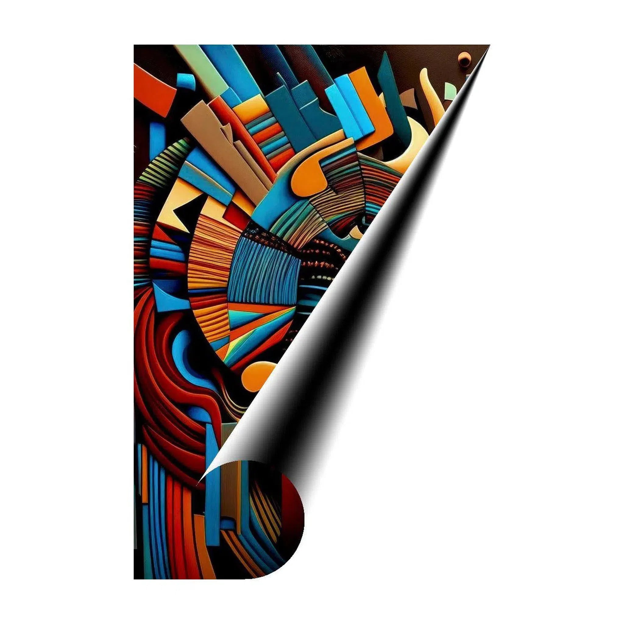 Mother Queen, Ethnic Abstract Art Print 23113 Giclée Rolled Canvas Print Visual Wall Art