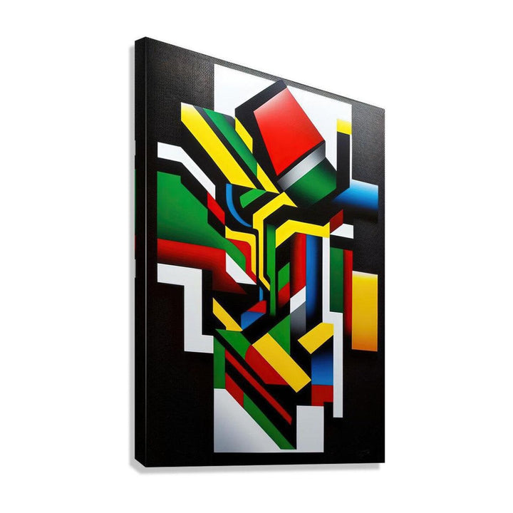 Motivation, Abstract Art Print 23616 Giclée Stretched Canvas Print Visual Wall Art