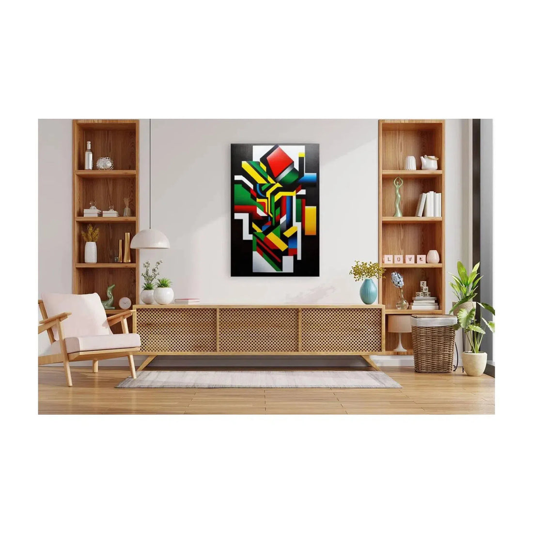 Motivation, Abstract Art Print 23616 Visual Wall Art