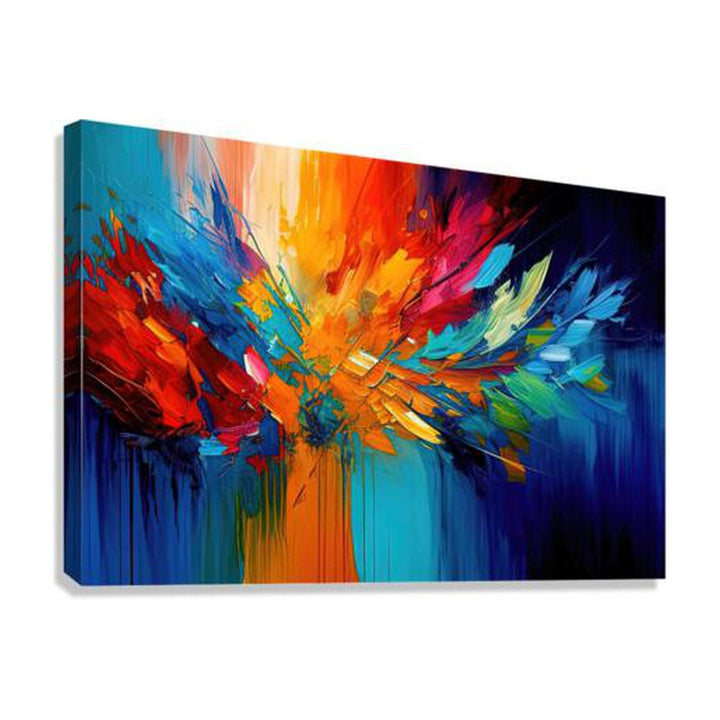 Mottle Abstract, Splatter Art Print 32530 Giclée Stretched Canvas Print Visual Wall Art