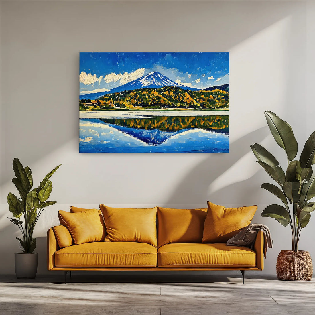 Mount Fuji Reflection Giclée Print 323031 Visual Wall Art AR3:2H Giclée Print