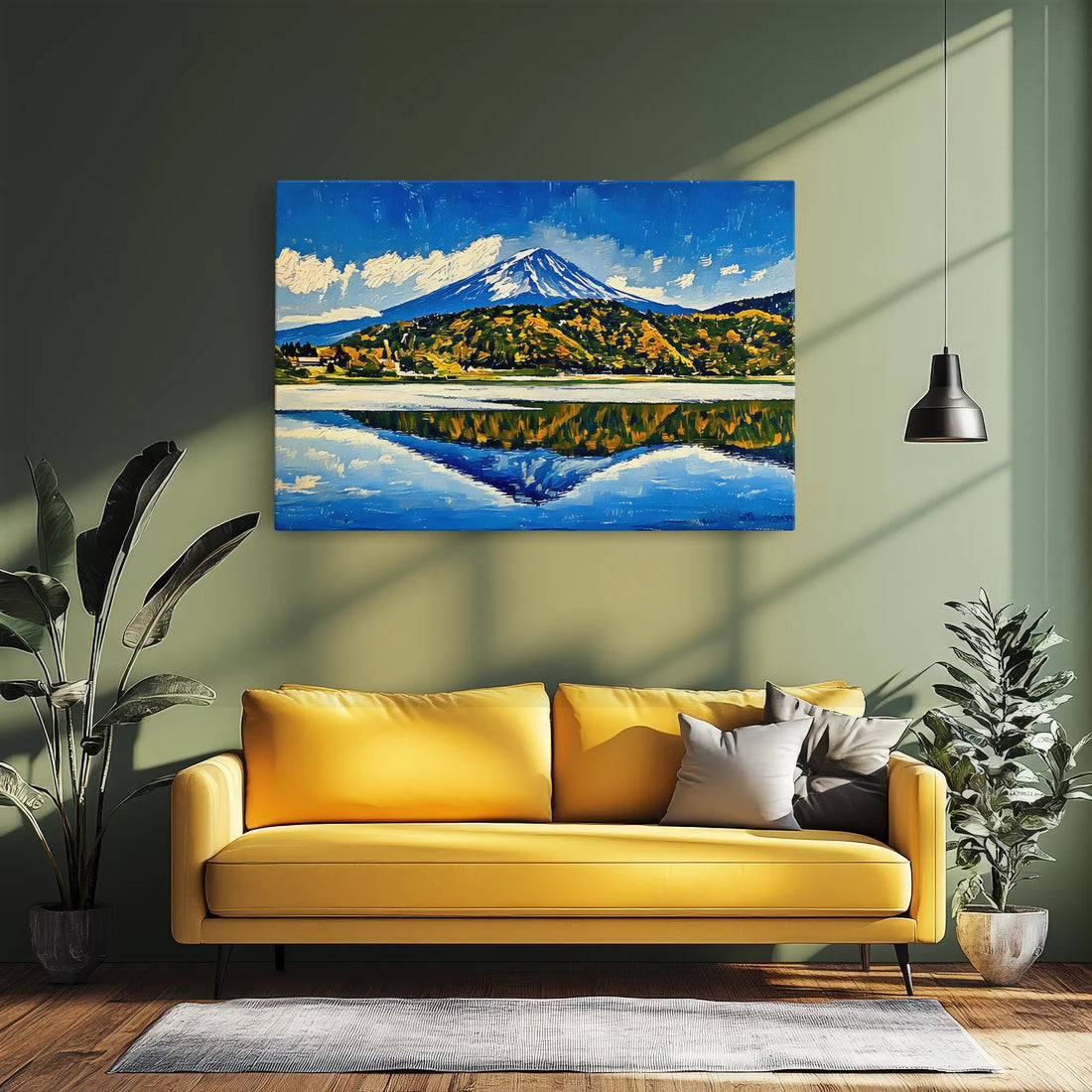 Mount Fuji Reflection Giclée Print 323031 Visual Wall Art AR3:2H Giclée Print