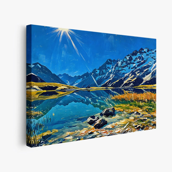 Mountain Lake Sunshine Giclée Print 323032 Visual Wall Art AR3:2H Giclée Print
