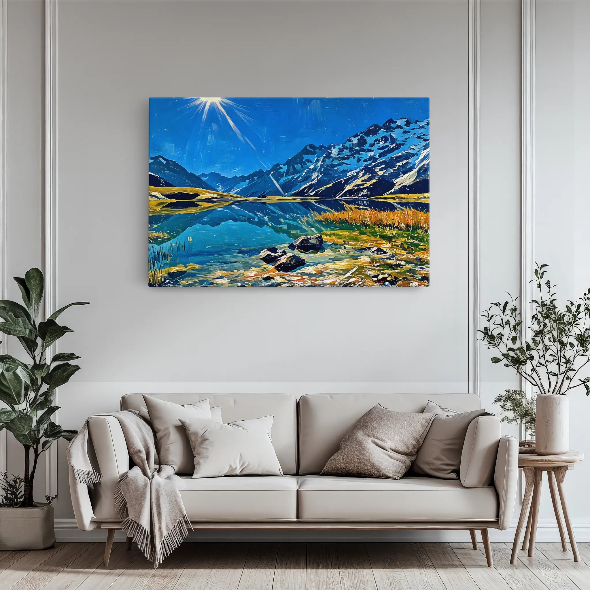 Mountain Lake Sunshine Giclée Print 323032 Visual Wall Art AR3:2H Giclée Print