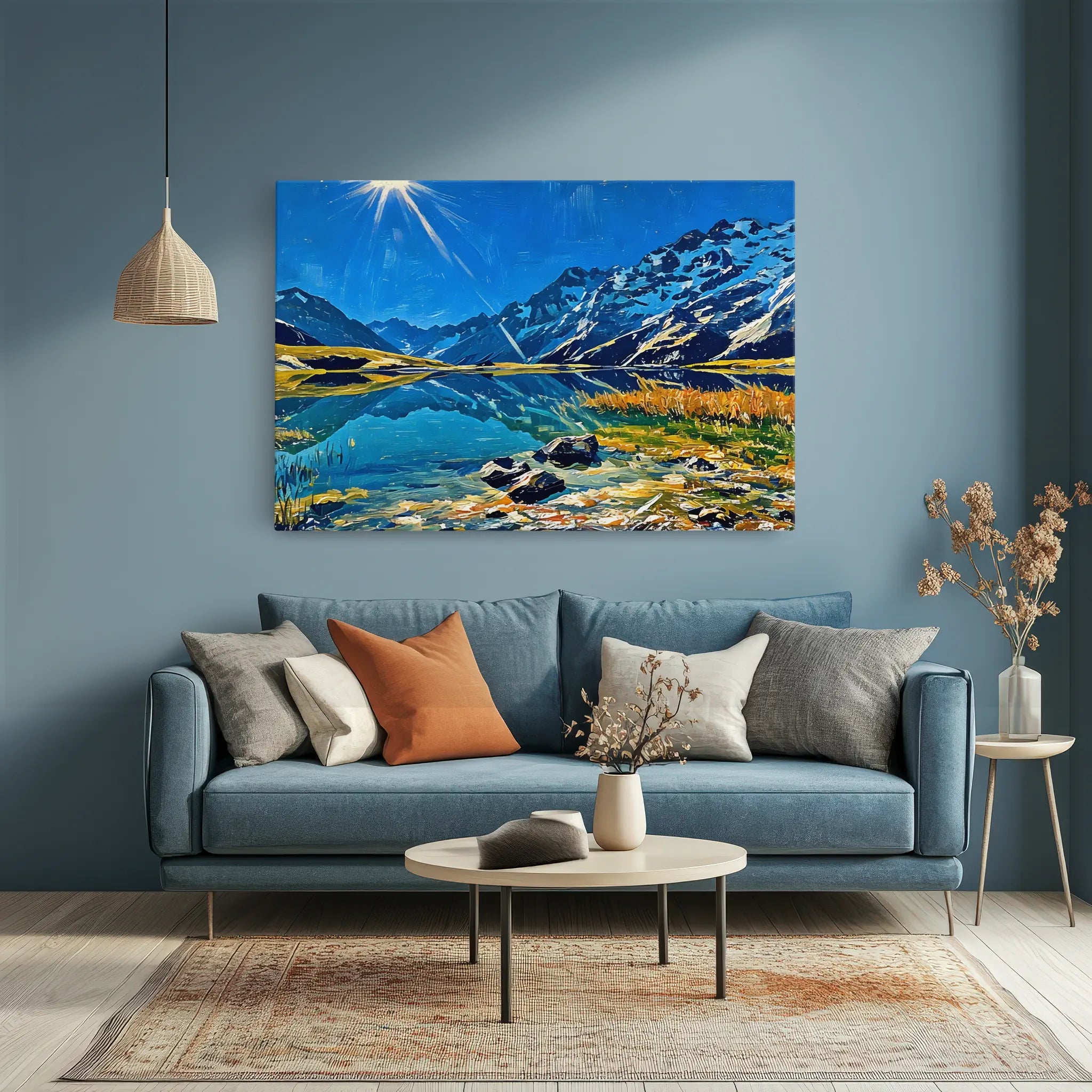 Mountain Lake Sunshine Giclée Print 323032 Visual Wall Art AR3:2H Giclée Print