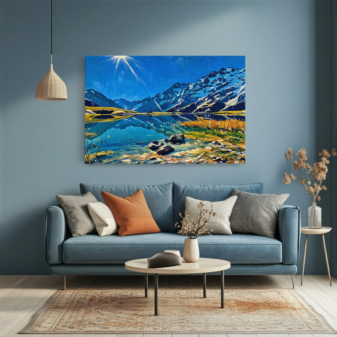 Mountain Lake Sunshine Giclée Print 323032 Visual Wall Art AR3:2H Giclée Print