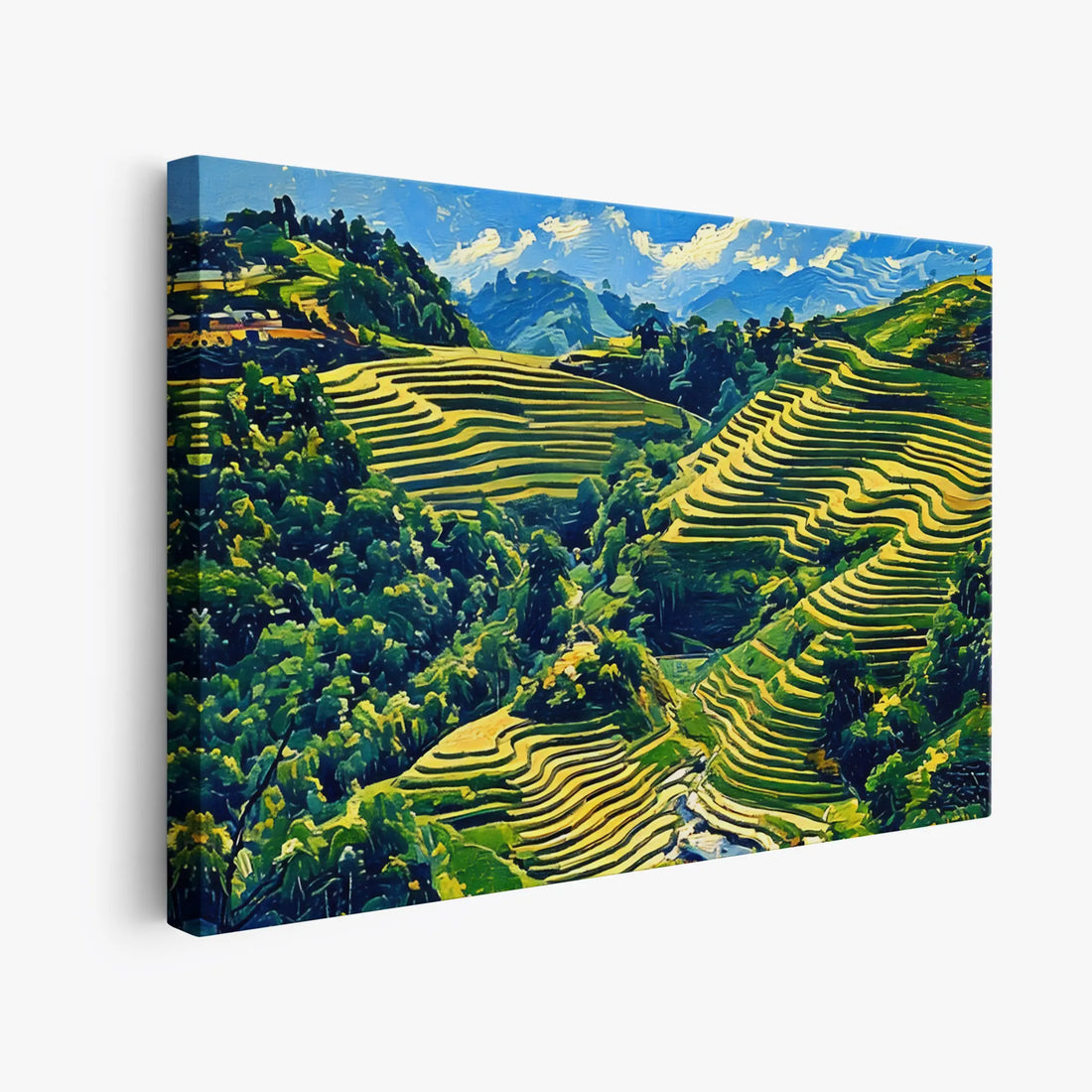 Mountain Rice Fields Giclée Print 323034 Visual Wall Art AR3:2H Giclée Print