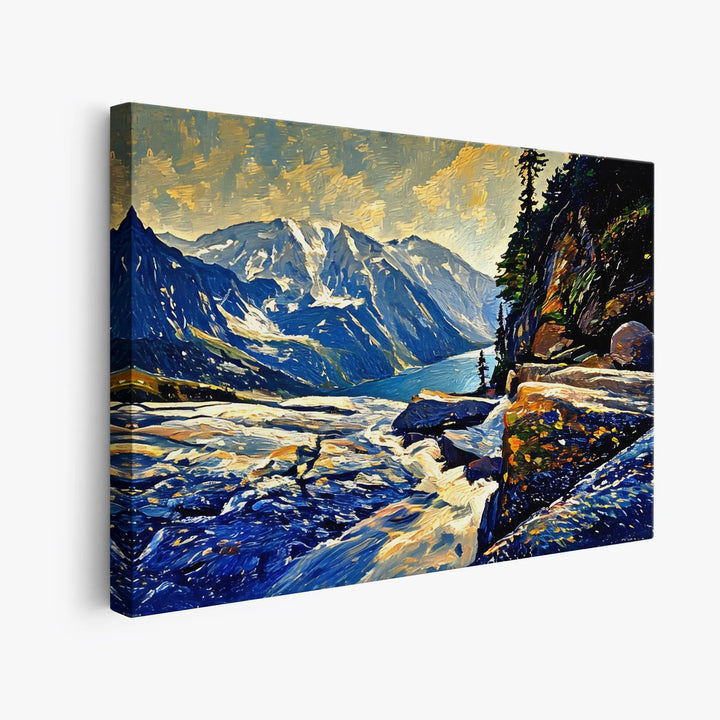 Mountain River Landscape Giclée Print 323035 Visual Wall Art AR3:2H Giclée Print