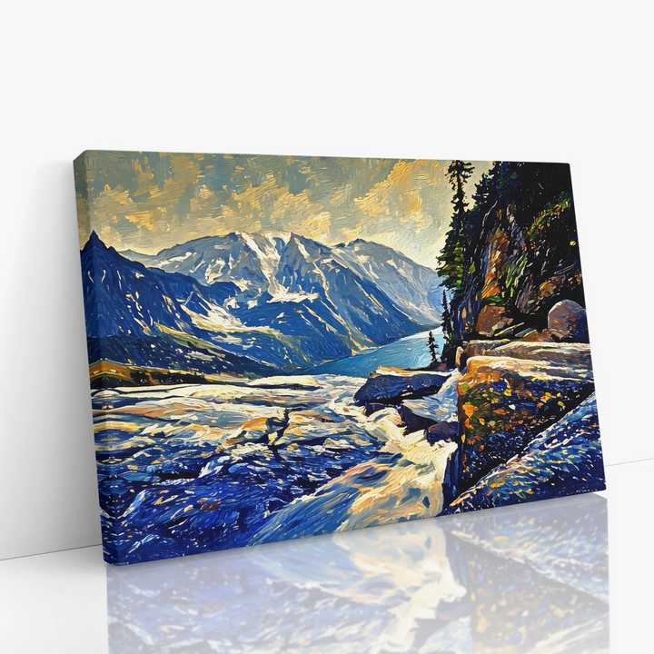 Mountain River Landscape Giclée Print 323035 Visual Wall Art AR3:2H Giclée Print