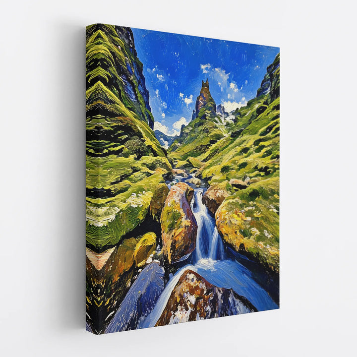 Mountain Stream Valley Giclée Print 455003 Visual Wall Art AR3:4V-AR4:5V Giclée Print