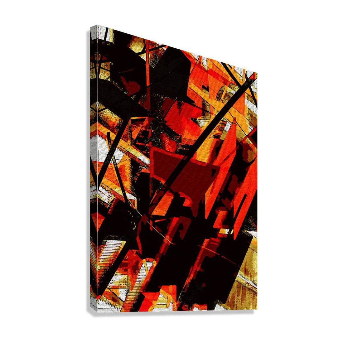 Movement Abstract Art Print 23113 Giclée Stretched Canvas Print Visual Wall Art