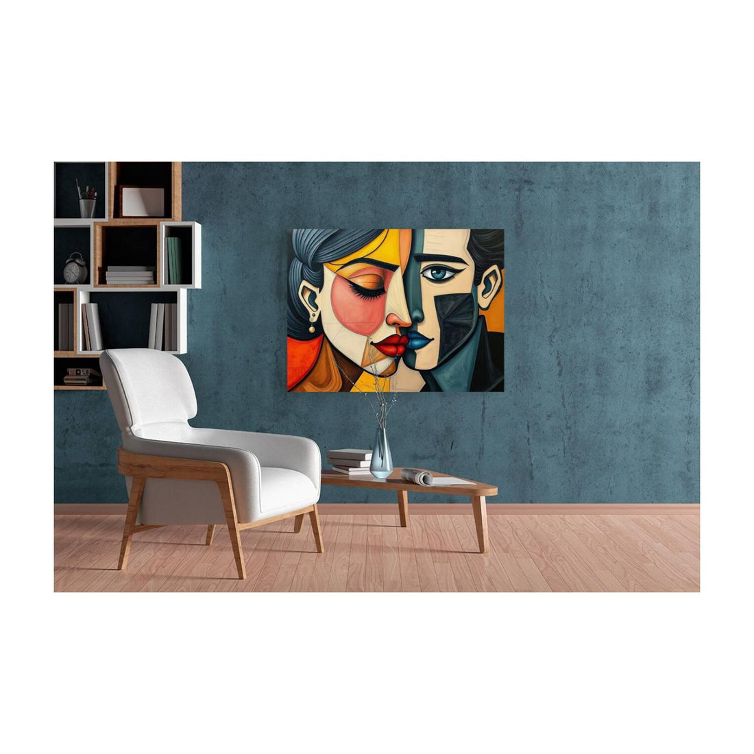 Mutual Feelings, Abstract Art Print 43637 Visual Wall Art