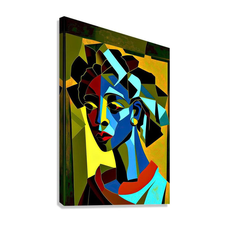 Nilo-Saharan, Ethnic Abstract Art Print 23137 Giclée Stretched Canvas Print Visual Wall Art