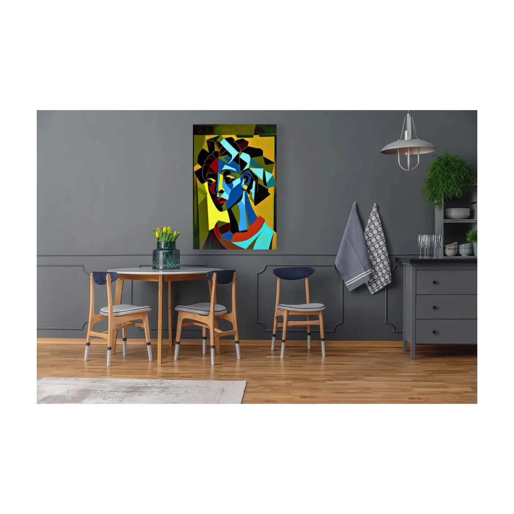 Nilo-Saharan, Ethnic Abstract Art Print 23137 Visual Wall Art