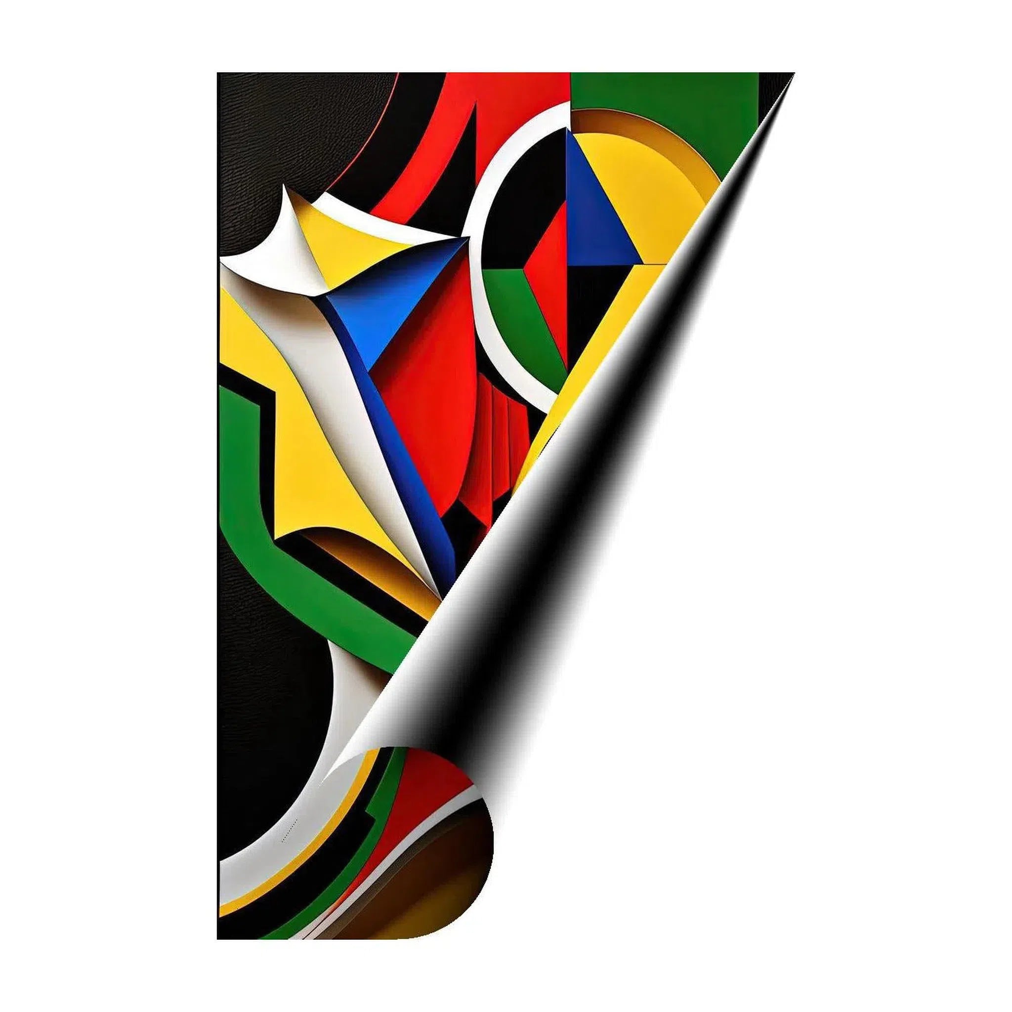 No Drama, Abstract Art Print 23632 Giclée Fine Art Matte Paper Print Visual Wall Art