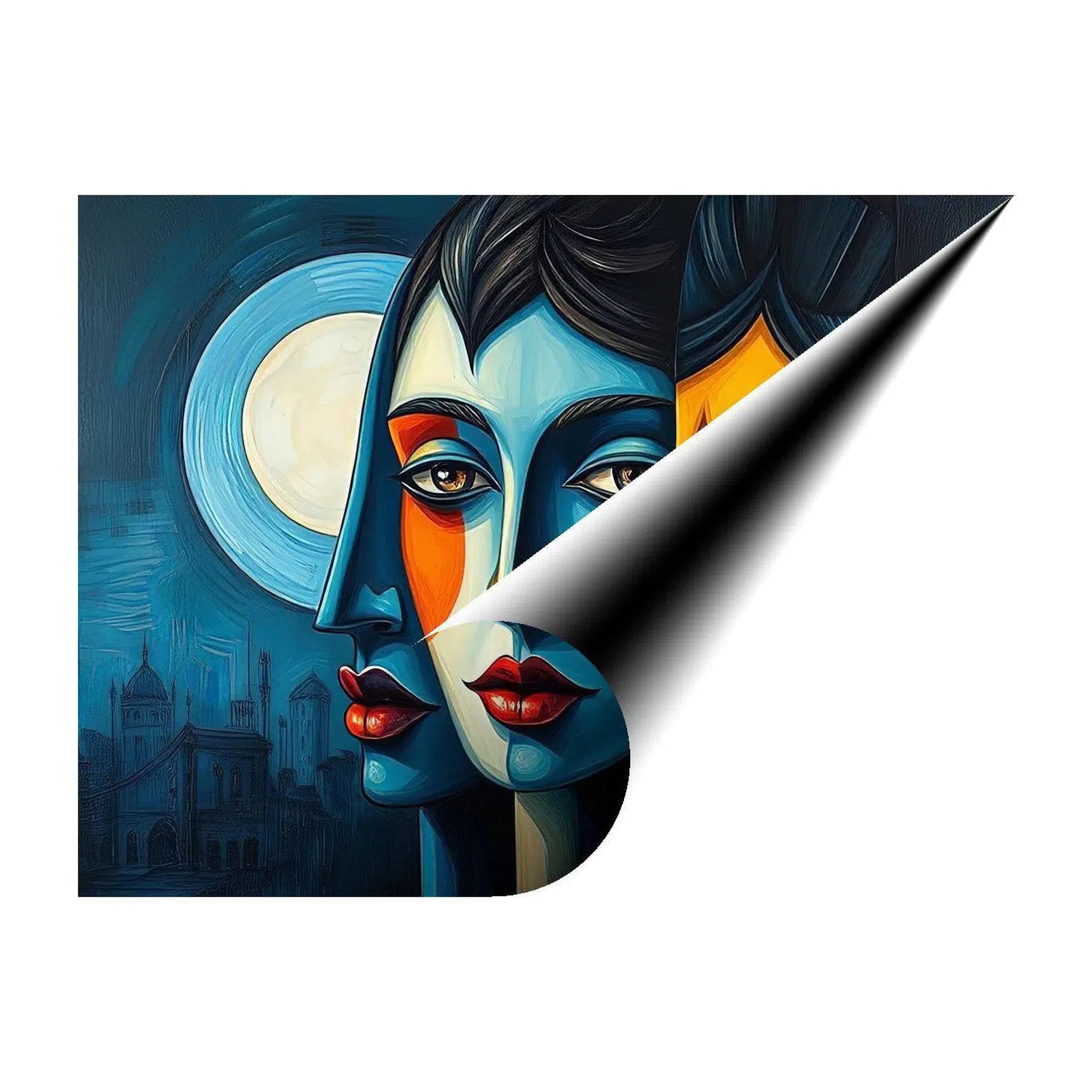 No Hopes, Abstract Art Print 43633 Giclée Rolled Canvas Print Visual Wall Art