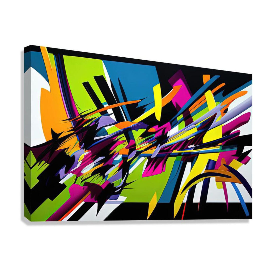 Obsession, Abstract Art Print 32803 Giclée Stretched Canvas Print Visual Wall Art