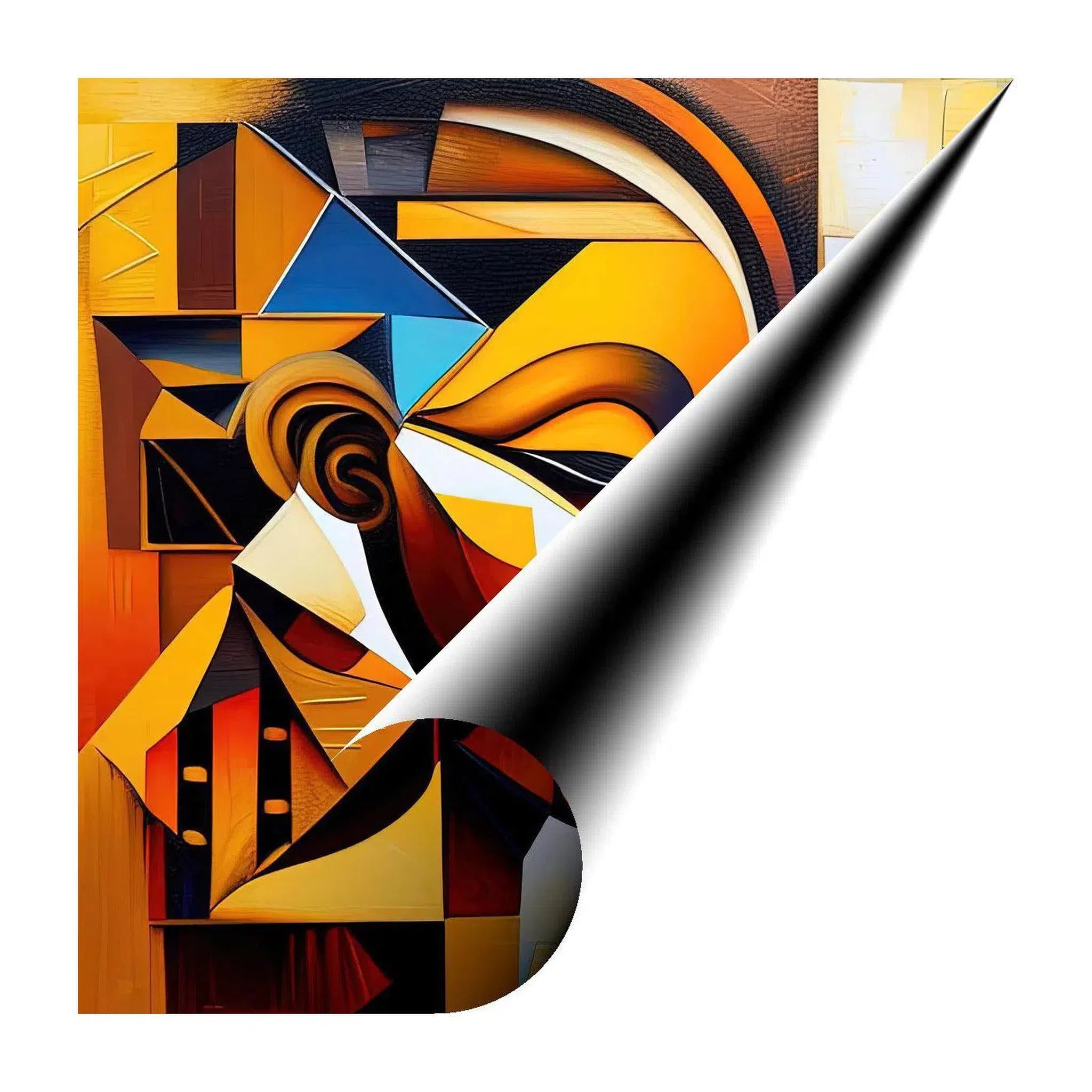 On Pins And Needles, Abstract Art Print 11106 Giclée Rolled Canvas Print Visual Wall Art