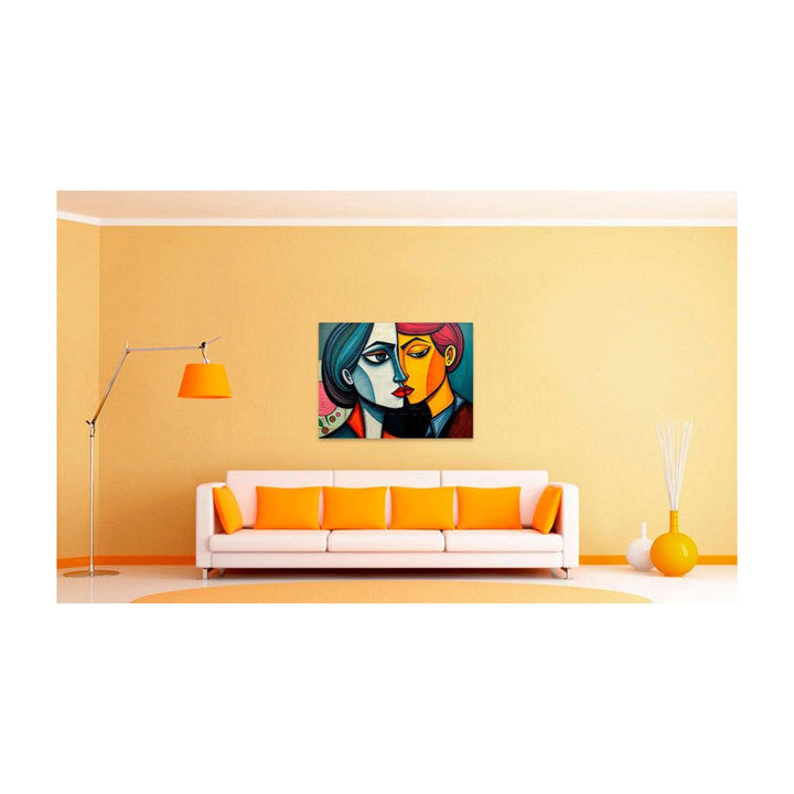 Opposites Attract, Abstract Art Print 43638 Visual Wall Art