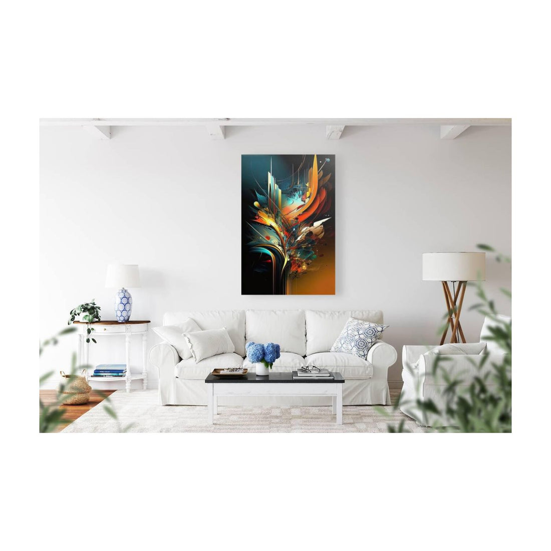 Partition, Abstract Art Print 23612 Visual Wall Art