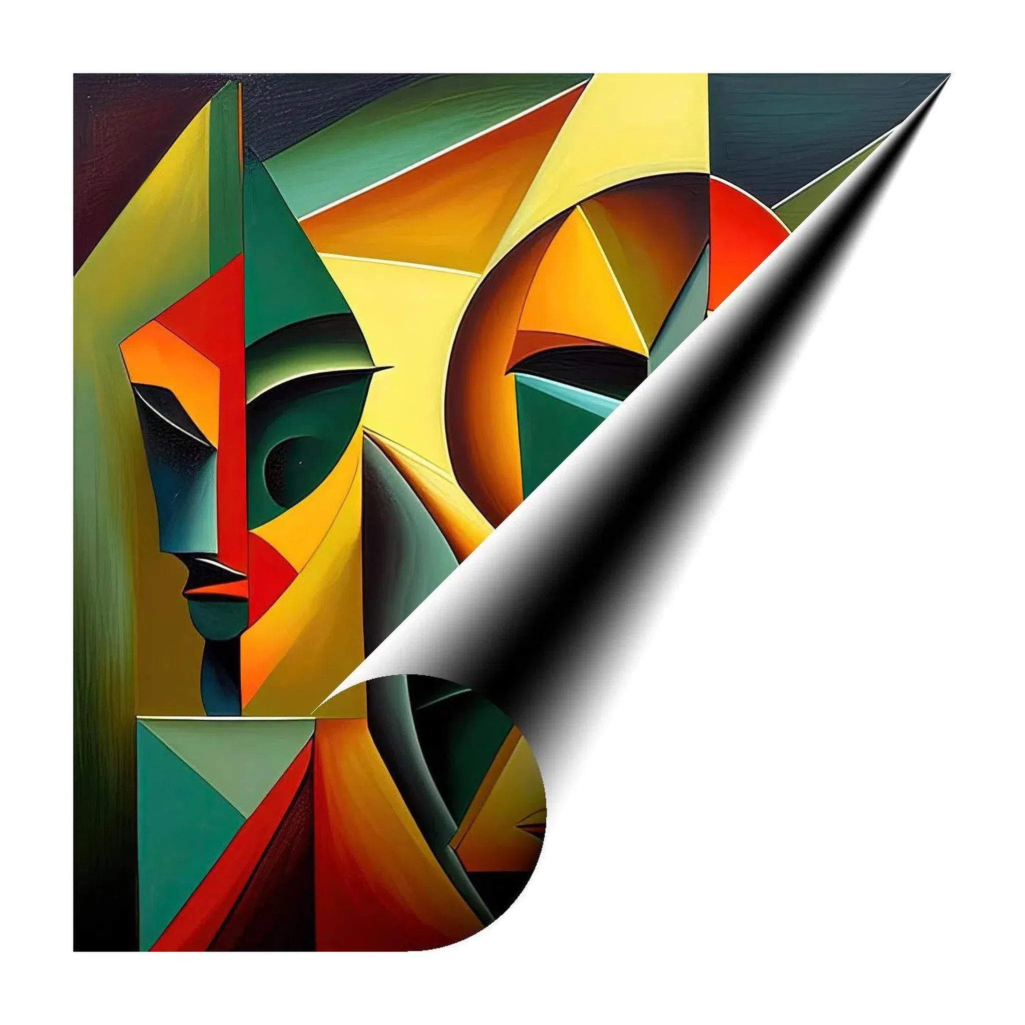 Pathway, Abstract Art Print 11102 Giclée Fine Art Matte Paper Print Visual Wall Art