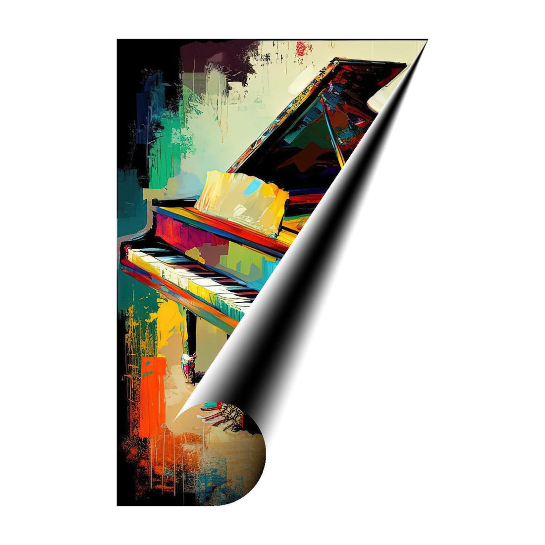 Pianoclavichord Classical, Art Print 23403 Giclee Rolled Canvas Print Visual Wall Art