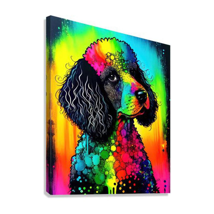 Poodle Dog , Paw And Claws, Pet Portrait Print 45100 Giclée Stretched Canvas Print Visual Wall Art