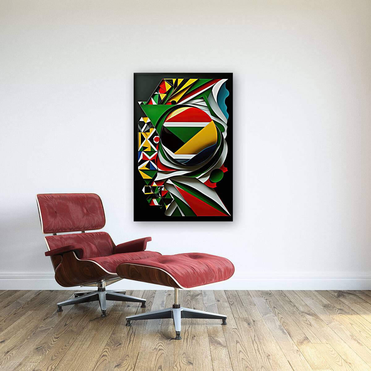 Being Brave, Abstract Art Print 23631 Visual Wall Art