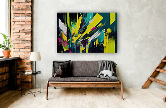 Disorder, Modern 32805 Geometric Abstract, Printed Artwork