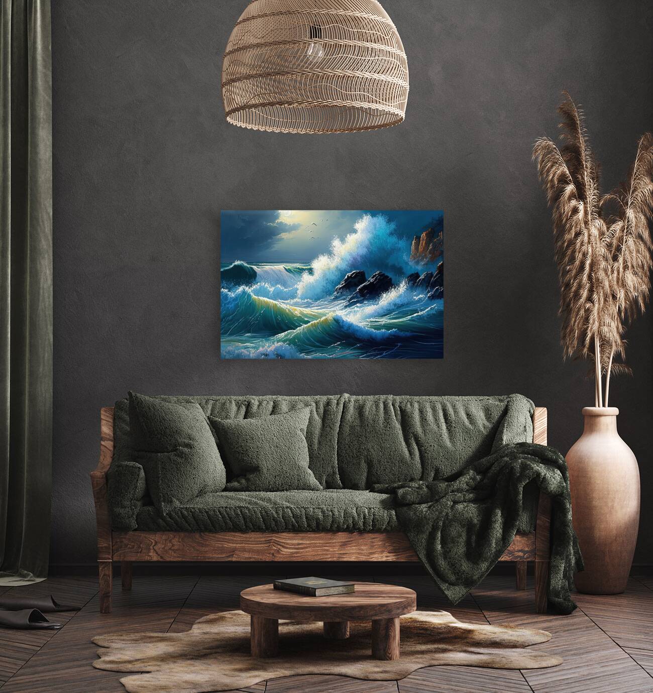 Rogue Wave, Sea 32506 Tidal Waves, Printed Artwork