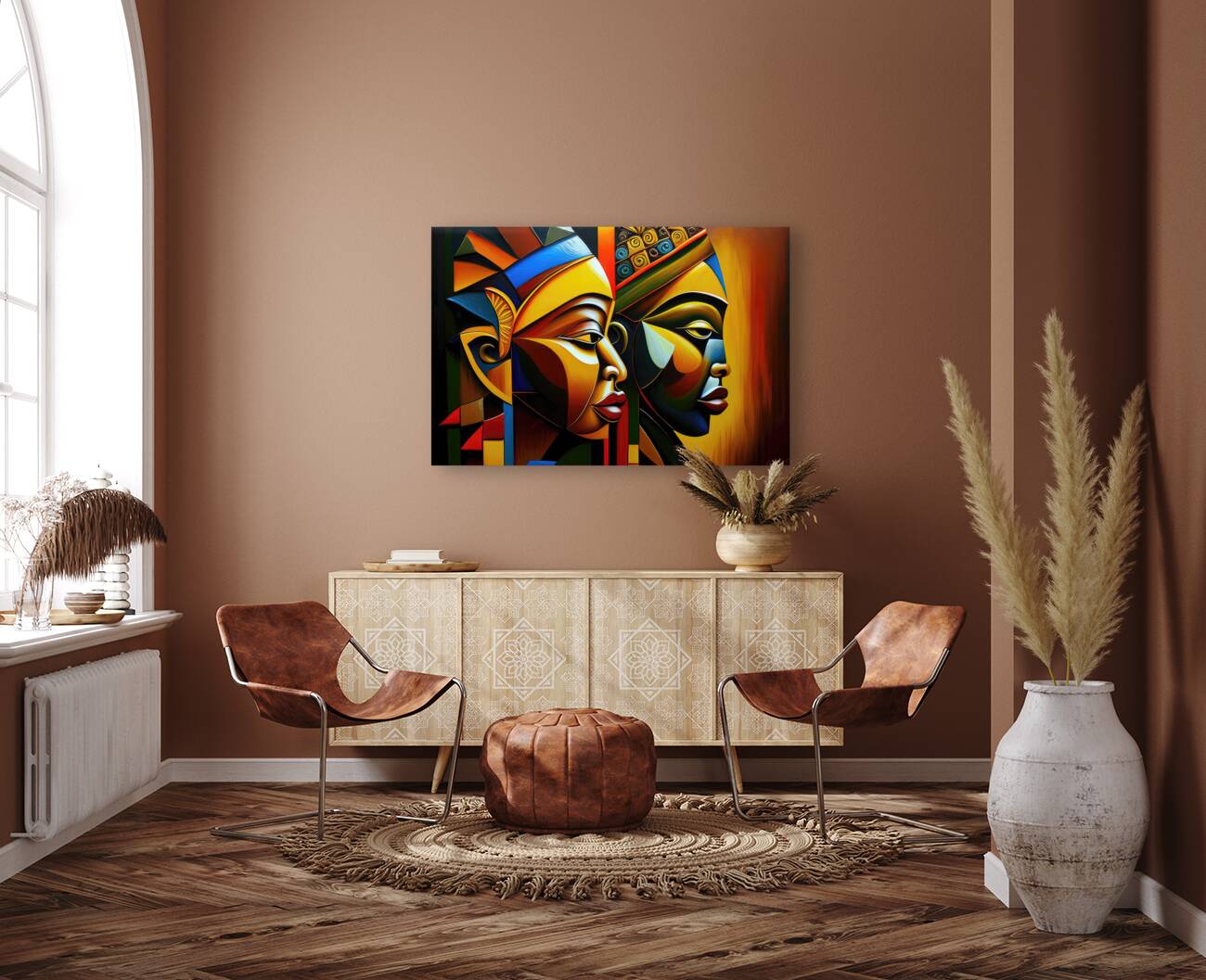 Igbo Wonem, Ethnic 32116 Ebony, Printed Artwork