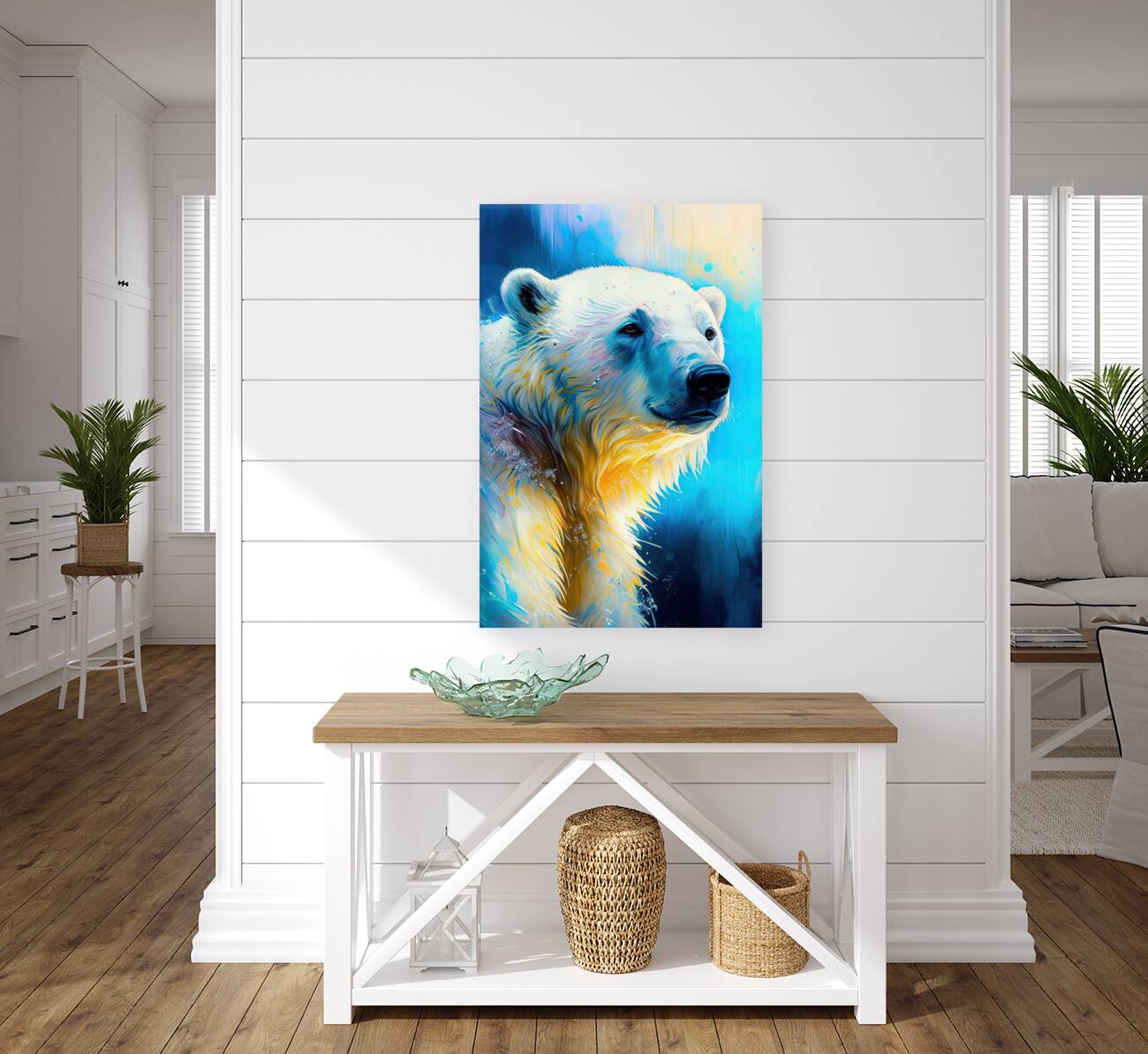 A Boar, Polar Bear 23902 In The Cold, Printed Artwork