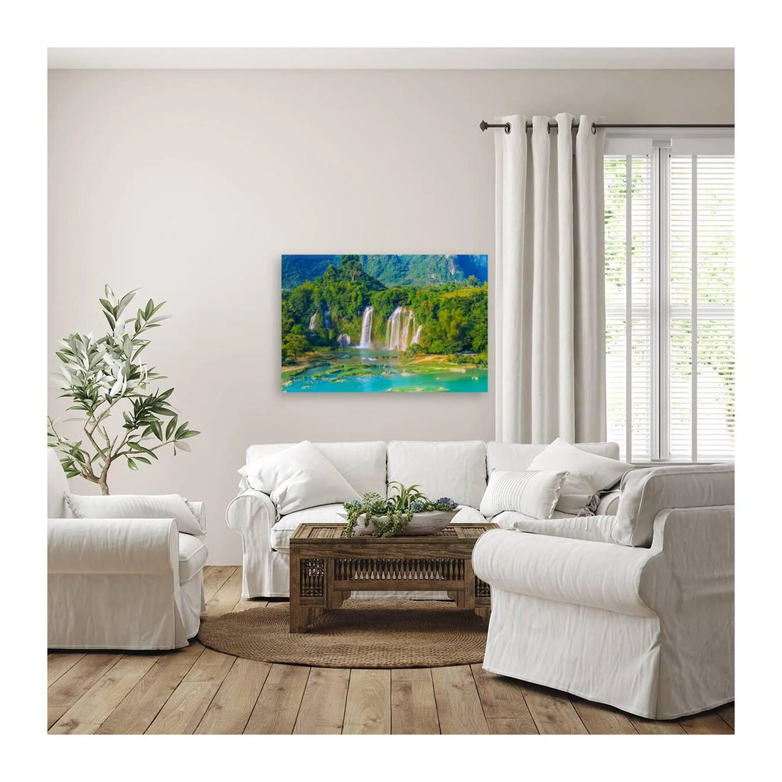 Enchanting Nature Waterfall Giclée Print 32606 Visual Wall Art