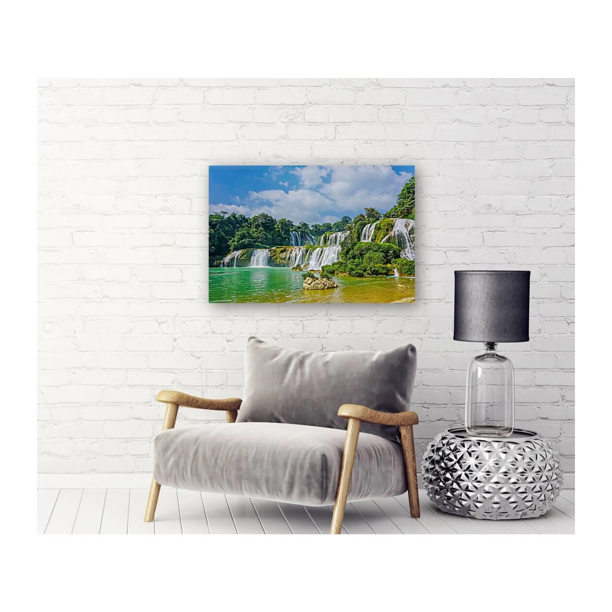 Nature's Splendor Waterfall Giclée Print 32607 Visual Wall Art
