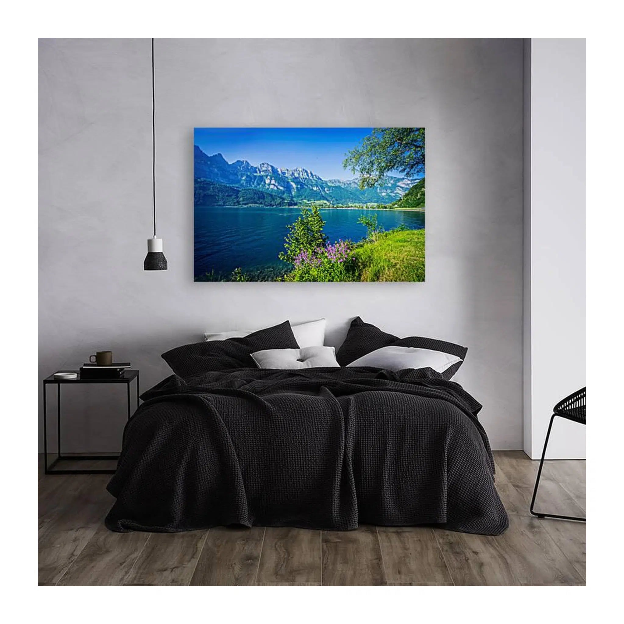 Mountain Lake Landscape Giclée Print 32643 Visual Wall Art