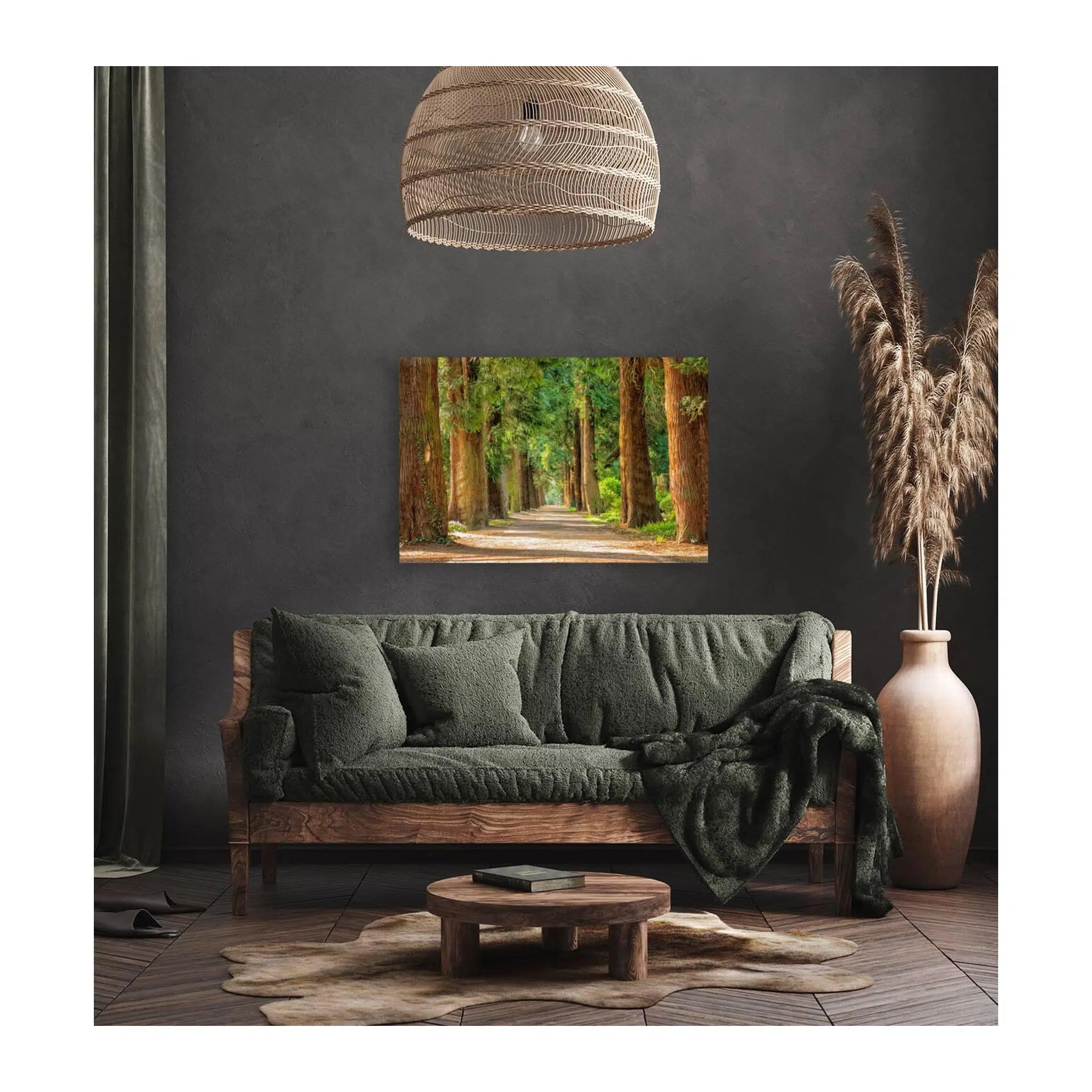 Redwood Pathway Landscape Giclée Print 32653 Visual Wall Art