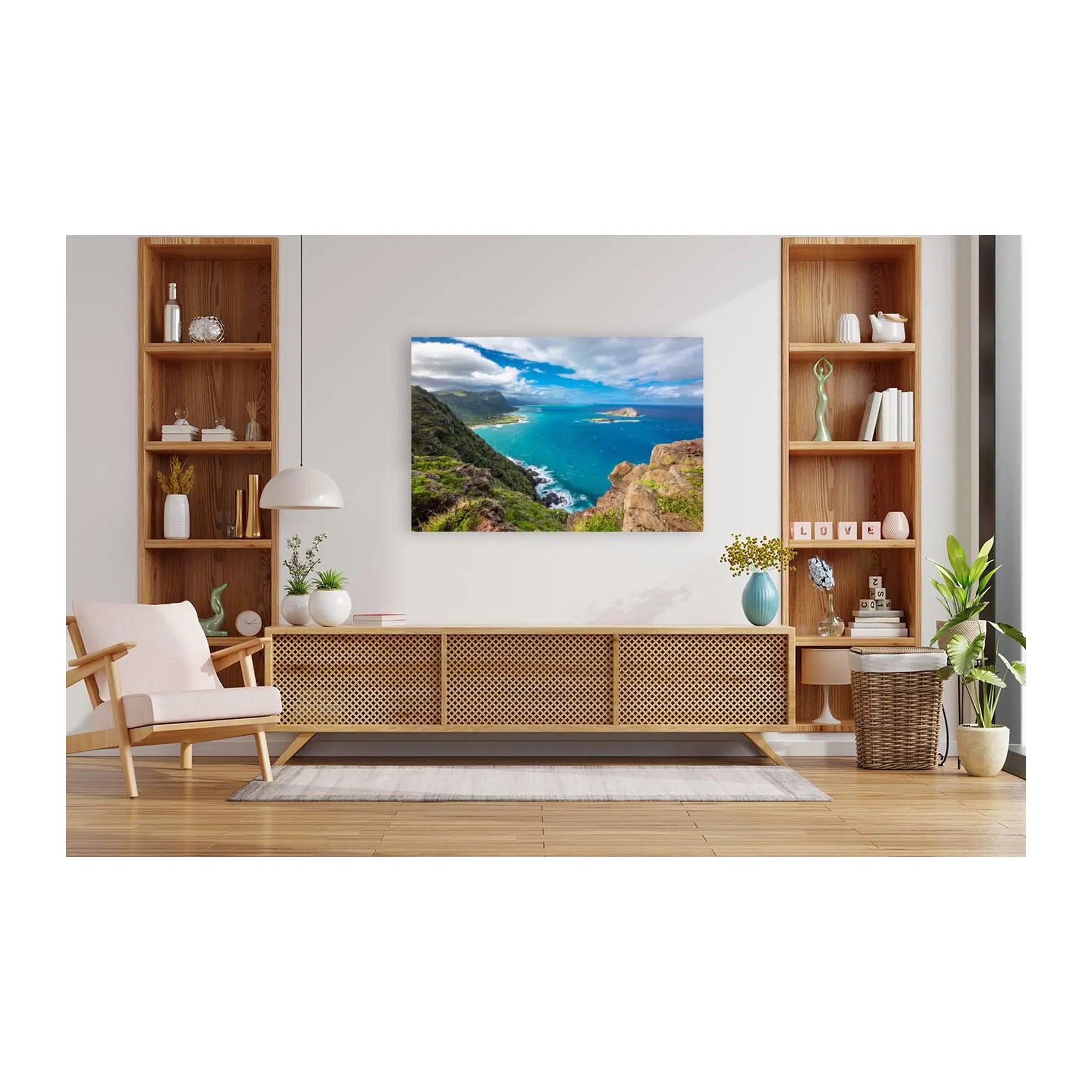 Coastal Cliffside Landscape Giclée Print 32652 Visual Wall Art