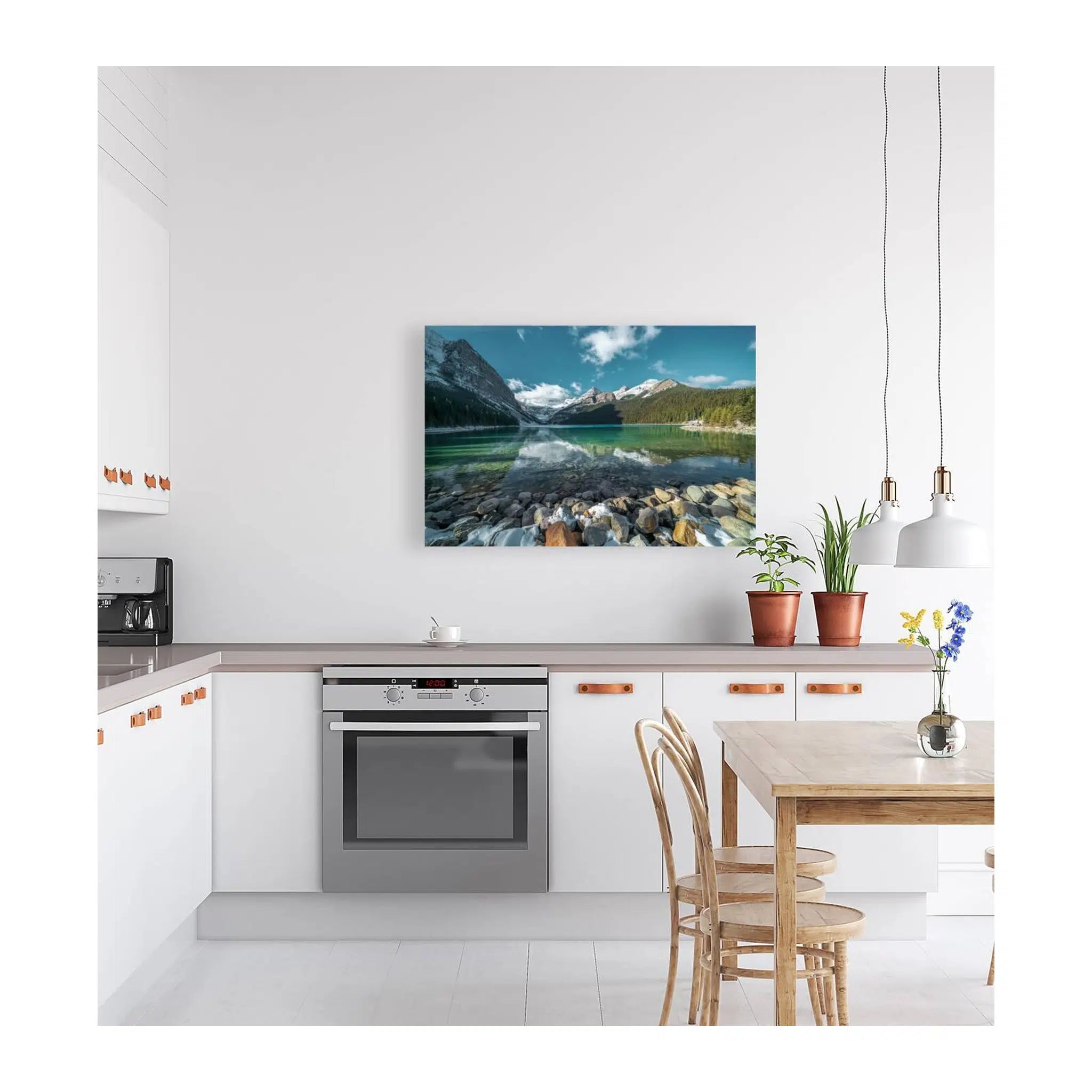 Mountain Lake Landscape Giclée Print 32663 Visual Wall Art