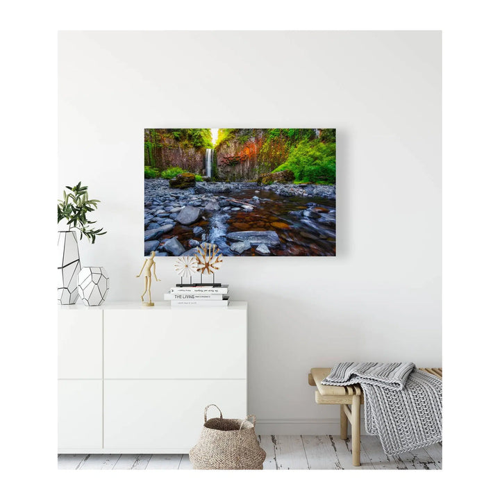 Basalt Falls Waterfall Giclée Print 32612 Visual Wall Art