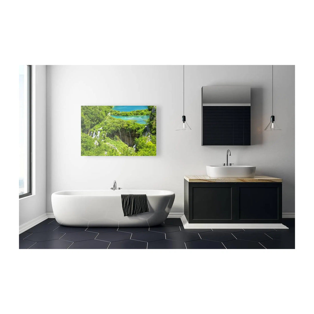 Vibrant Green Oasis Giclée Print 32617 Visual Wall Art